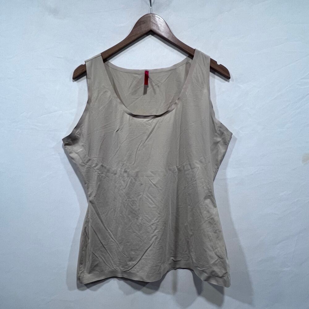 SPANX Seamless Tank Top Shapewear Light Tan‎ Size 1X